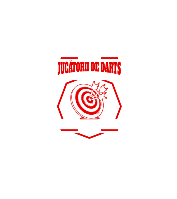 Toți jucătorii de darts sunt creați egali, dar numai cei mai buni sunt născuți în mai. model negru pe tricou