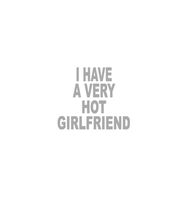 psycHOTic girlfriend model negru pe tricou