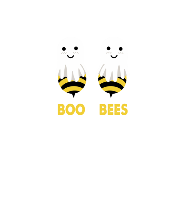 Boo bees model negru pe tricou