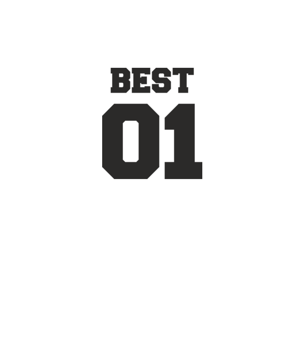 Best 01 model alb pe tricou