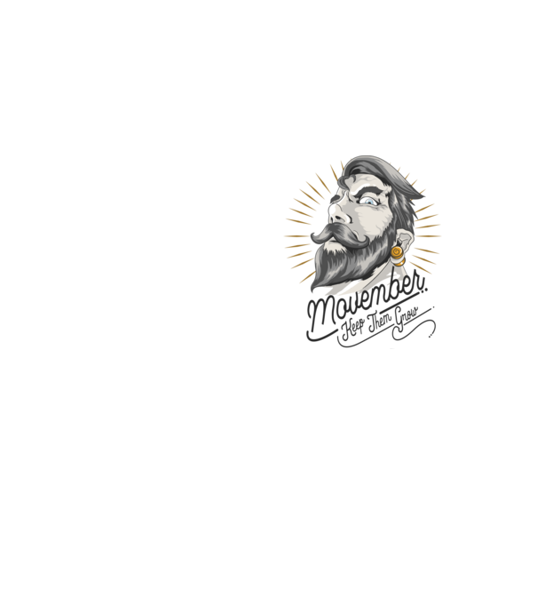 Movember Keep them grow No Shave November model galben neon pe tricou