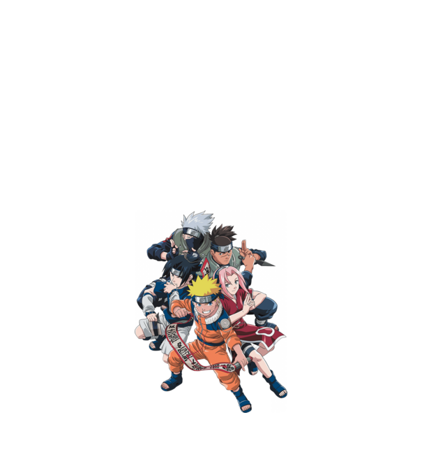 NARUTO model negru pe tricou