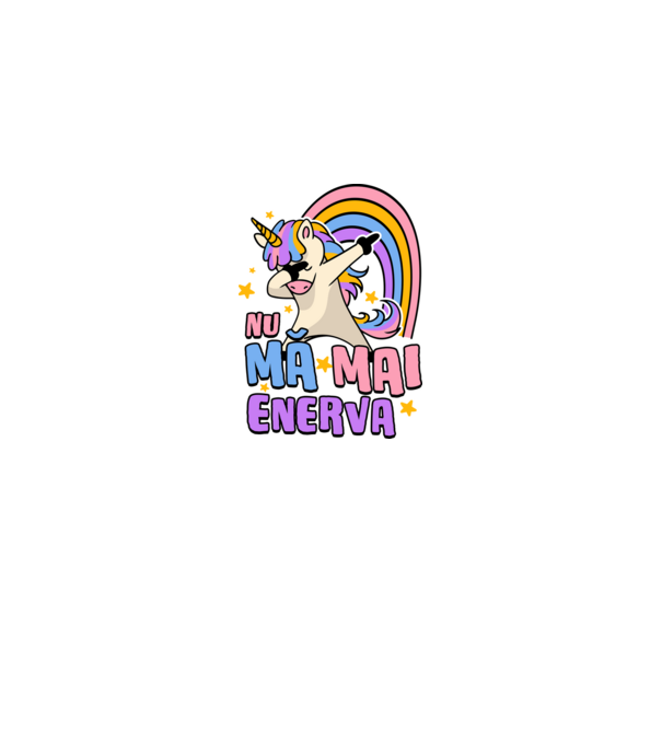 Nu mă mai enerva model negru pe tricou