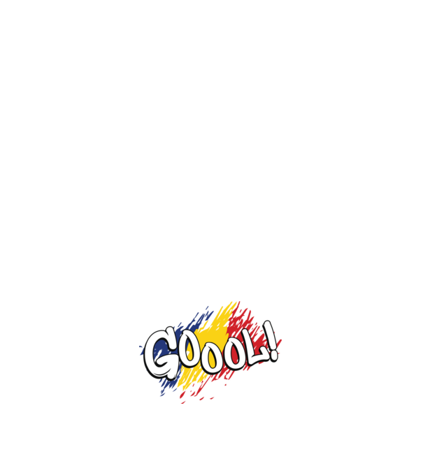 GOOOL model albastru închis pe tricou