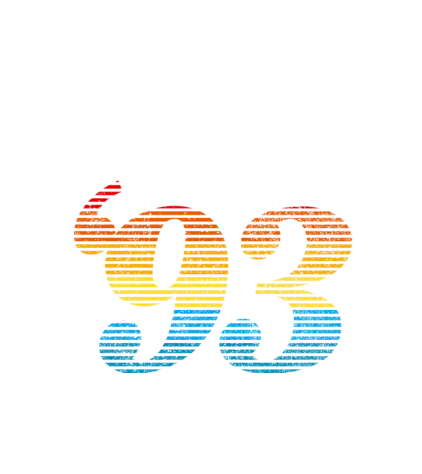Retro Birthday 1993 model alb pe tricou