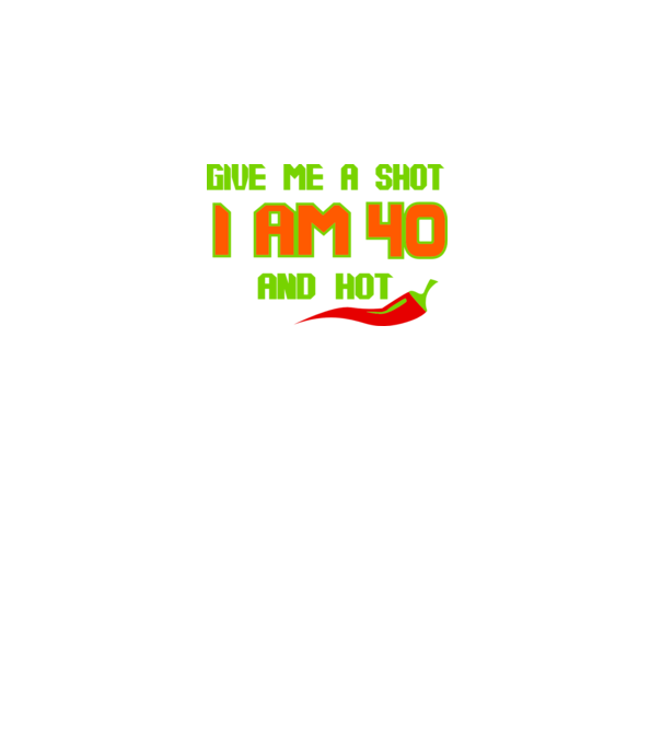 Give me a shot - 40 model gri pe tricou