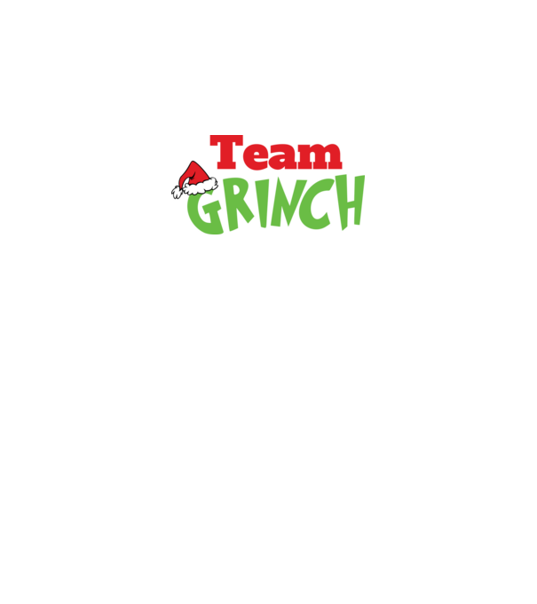 Team Grinch model negru pe tricou