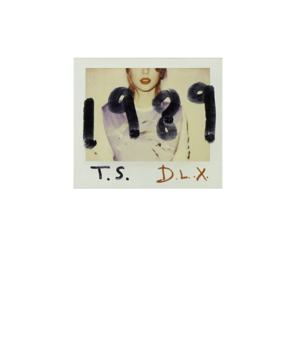 Taylor Swift polaroid model alb pe tricou