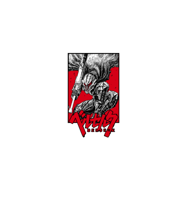 Berserk Guts model negru pe tricou