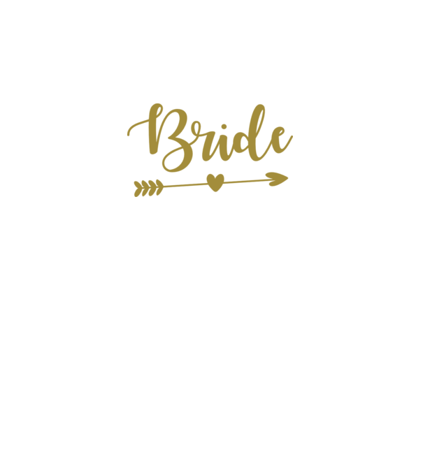 Bride model alb pe tricou