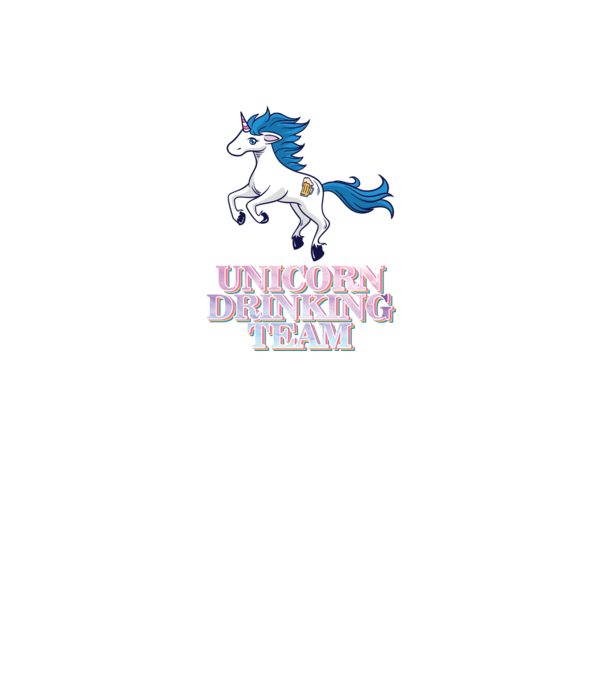 Unicorn drinking team model dusty pink pe tricou