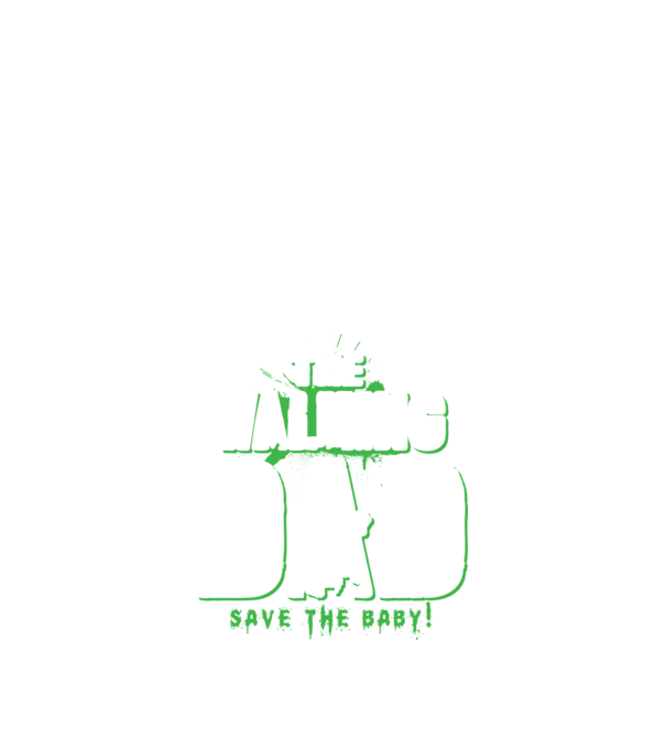 Walking dad green model negru pe tricou