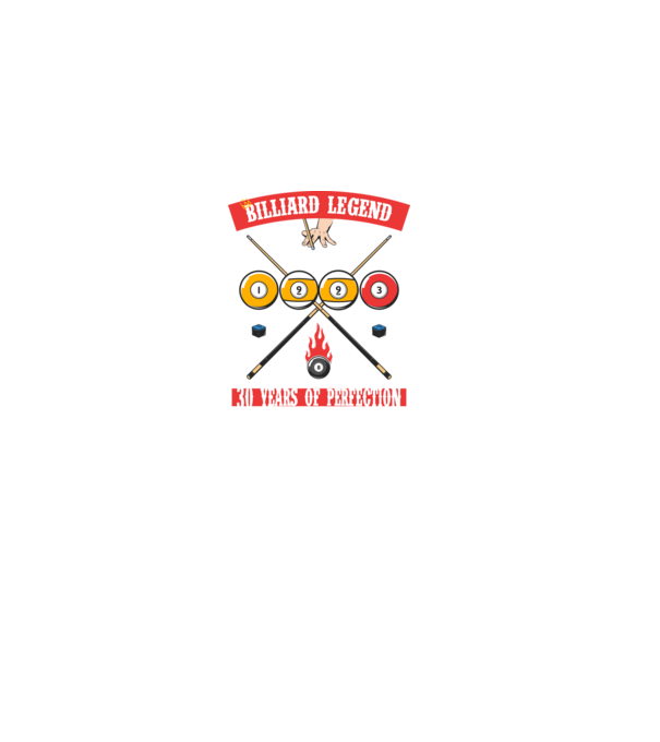 Billiard legend born in 1993 model negru pe tricou