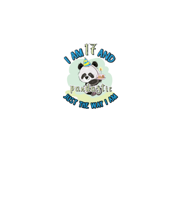 PANDASTIC 17 model alb pe tricou
