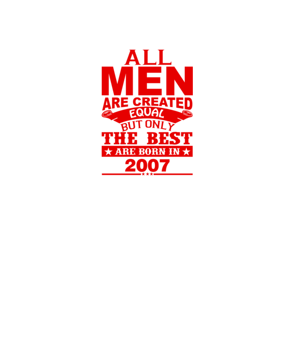 All men are created - 2007 model gri pe tricou