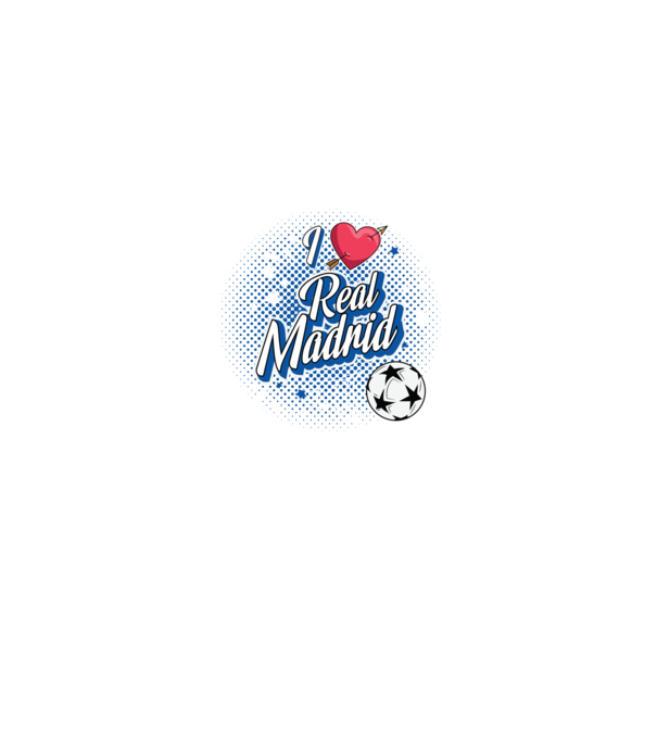 Popart RealMadrid model negru pe tricou