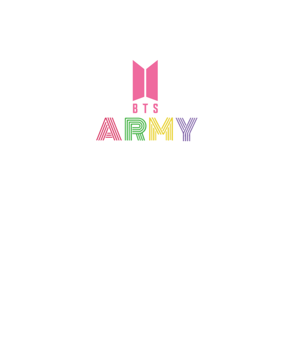 BTS ARMY model negru pe tricou