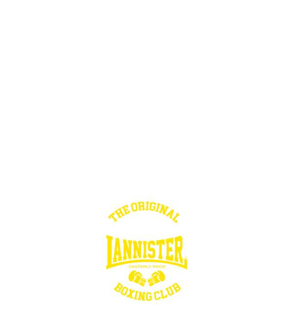 The Original Lannister model alb pe tricou
