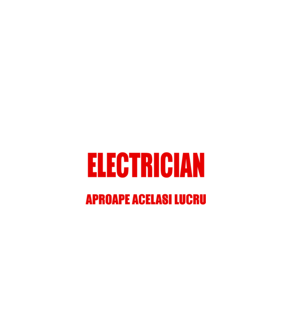 Poate că nu sunt un supererou, dar sunt ELECTRICIAN, ceea ce este aproape același lucru model negru pe tricou