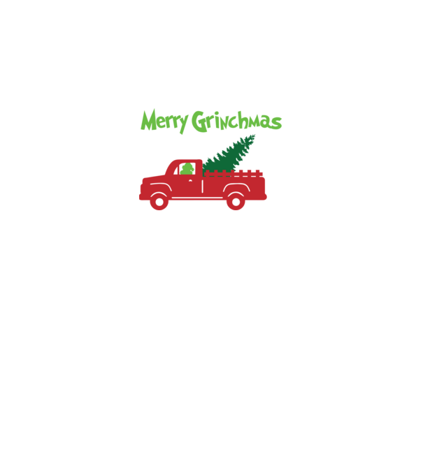 Grinchmas truck model negru pe tricou