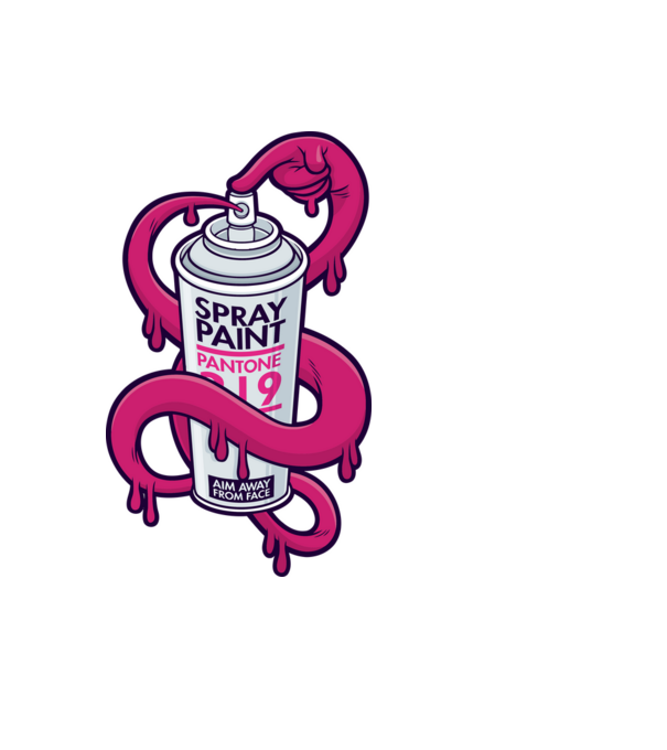Graffiti model negru pe tricou