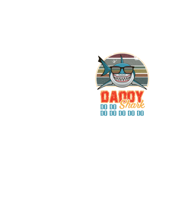 Daddy shark v2 model galben neon pe tricou