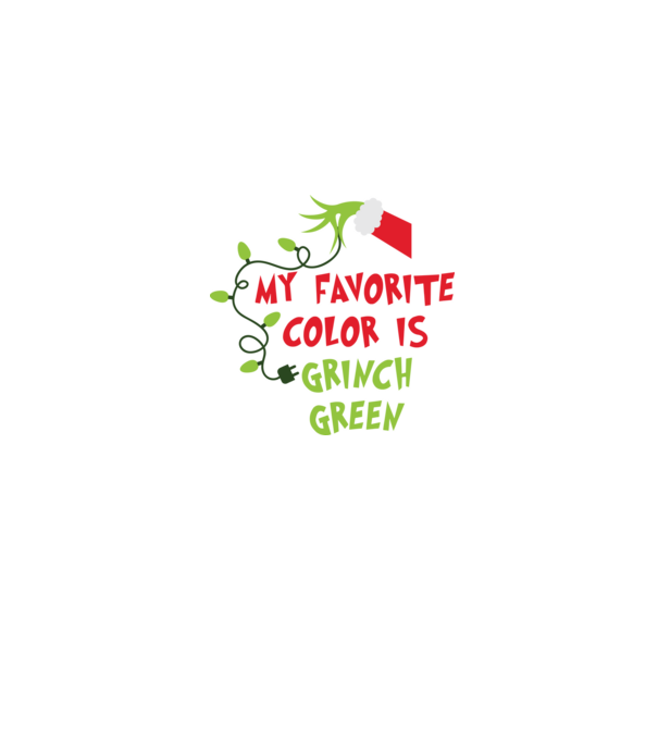 Grinch Green model albastru jeanși pe tricou