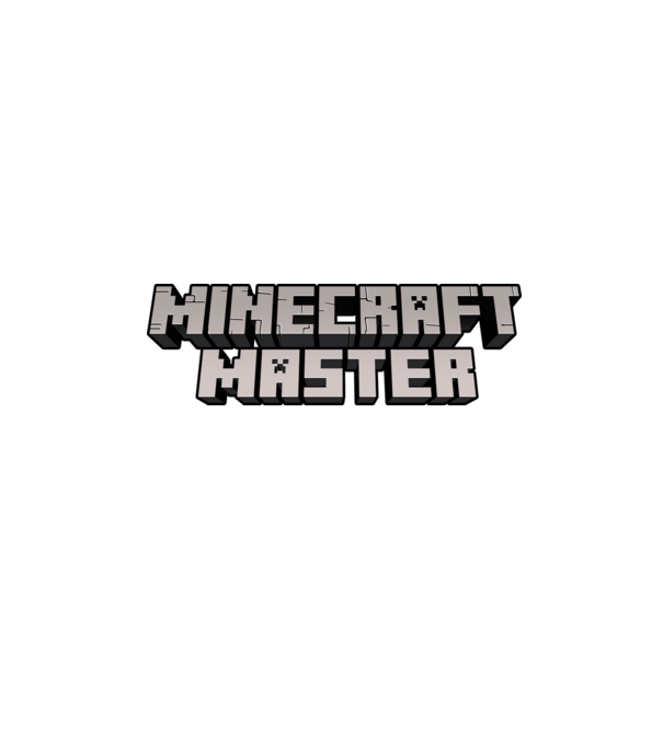 Minecraft Master model negru pe tricou