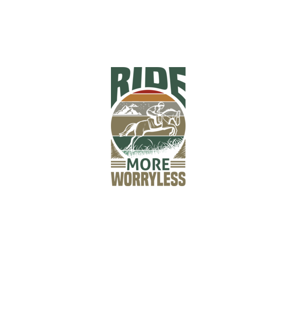 ride more model negru pe tricou