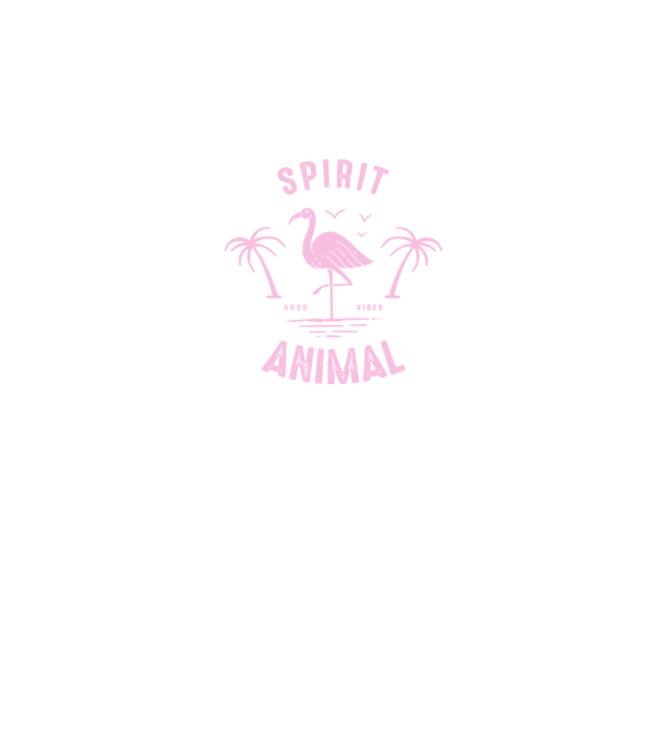 SPIRIT ANIMAL model negru pe tricou