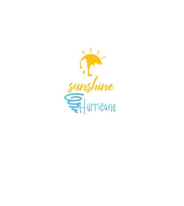 July Girls are Sunshine mixed with a little Hurricane model negru pe tricou