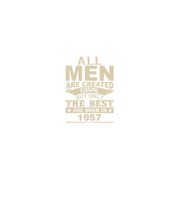 All men are created - 1957 model negru pe tricou