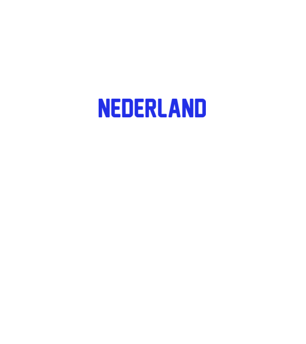 Nederland model alb pe tricou