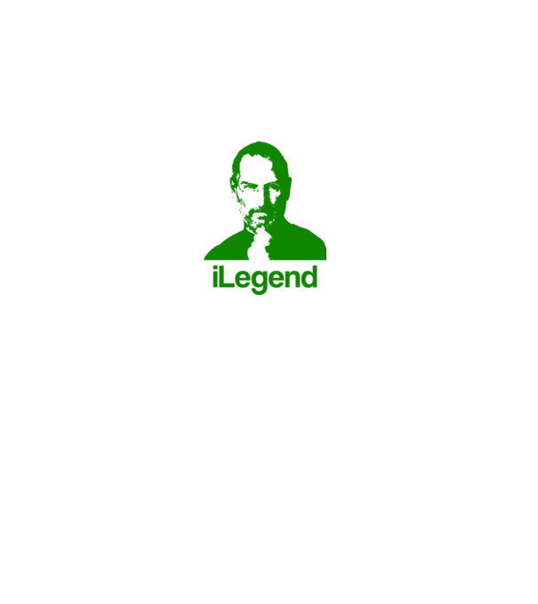 iLegend Steve Jobs model gri pe tricou
