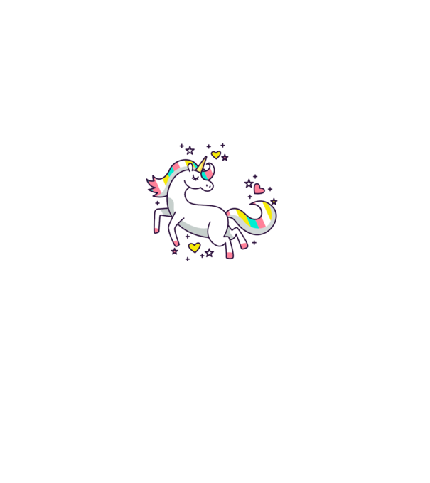 Unicorn Spark model gri pe tricou