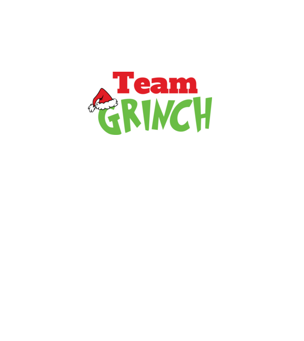Team Grinch model negru pe tricou