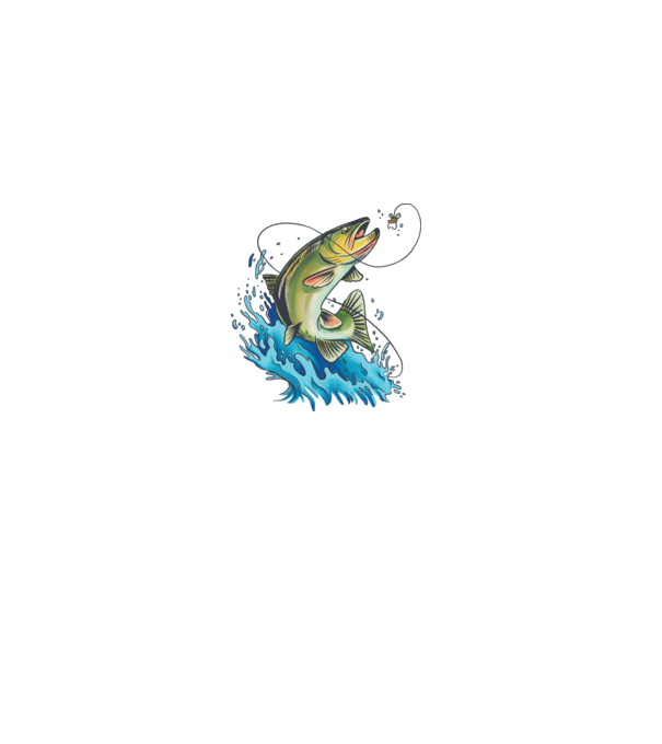 Fish model gri pe tricou