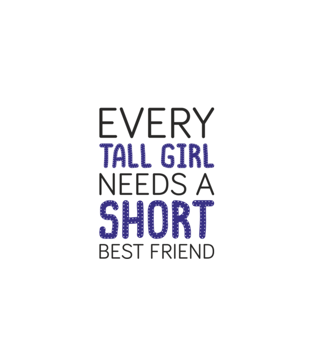 Short Freind model alb pe tricou