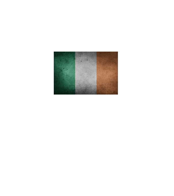 IRELAND model negru pe tricou