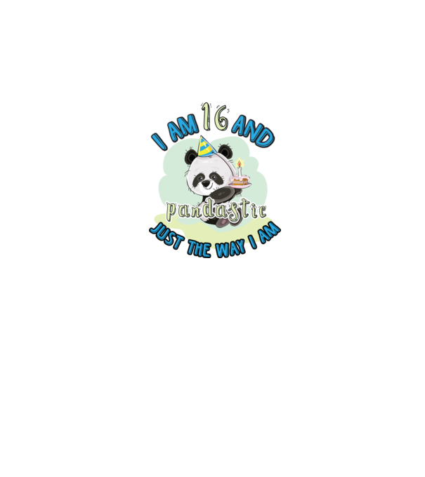 PANDASTIC 16 model alb pe tricou
