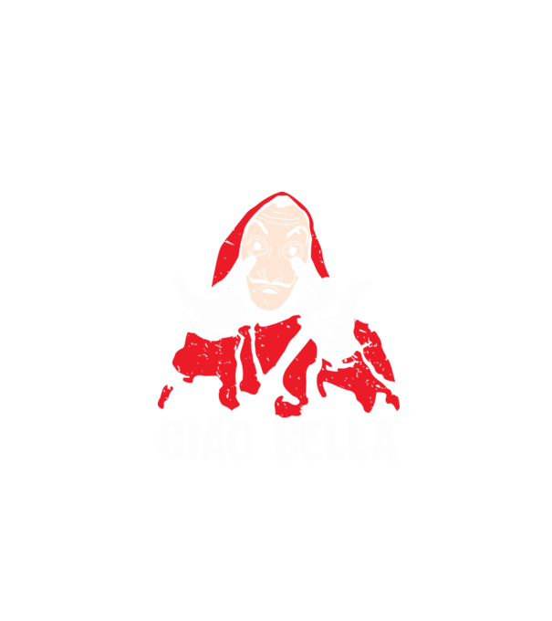 ciao bella dali model negru pe tricou