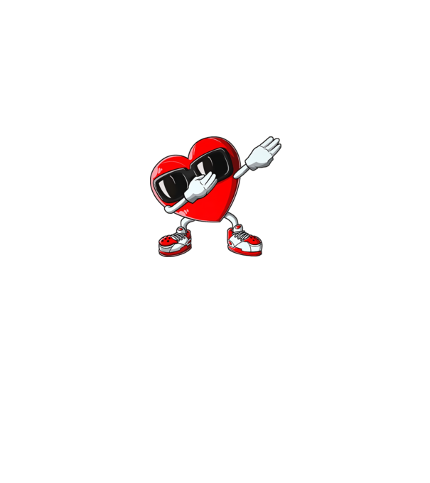 Dab inima model negru pe tricou