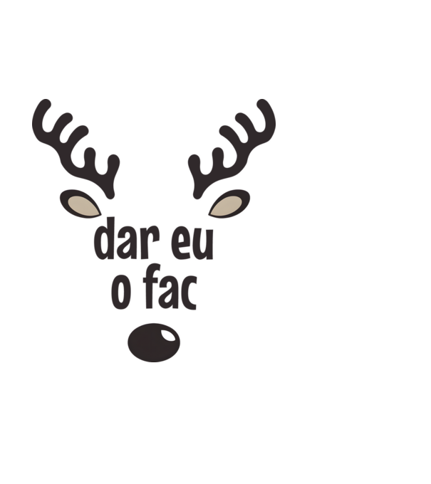 Dar eu o fac crăciun chiar căprioară Alb model alb pe tricou