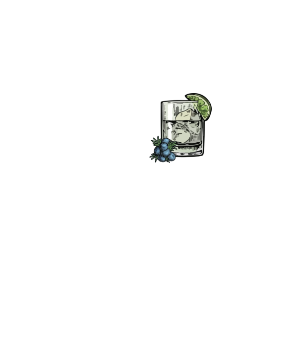 Let the fun be gin model negru pe tricou