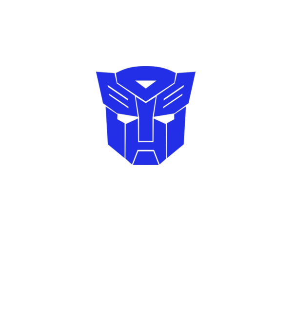 Autobot model gri pe tricou