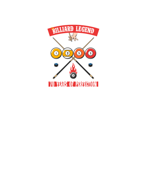 Billiard legend born in 1953 model negru pe tricou