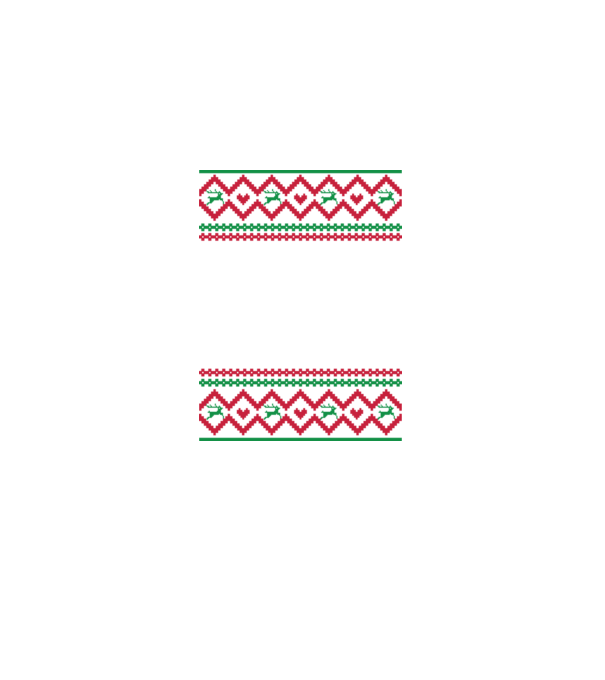 Model tricotat de Crăciun - tractorist model negru pe tricou