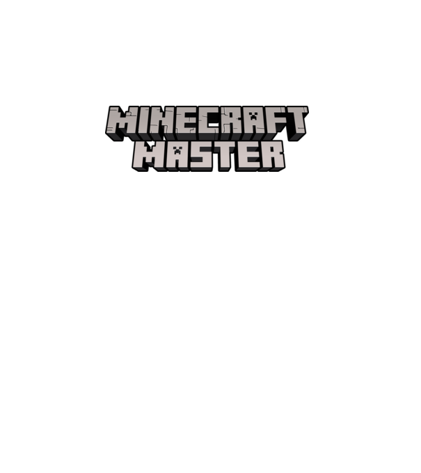 Minecraft Master model turcoaz pe tricou
