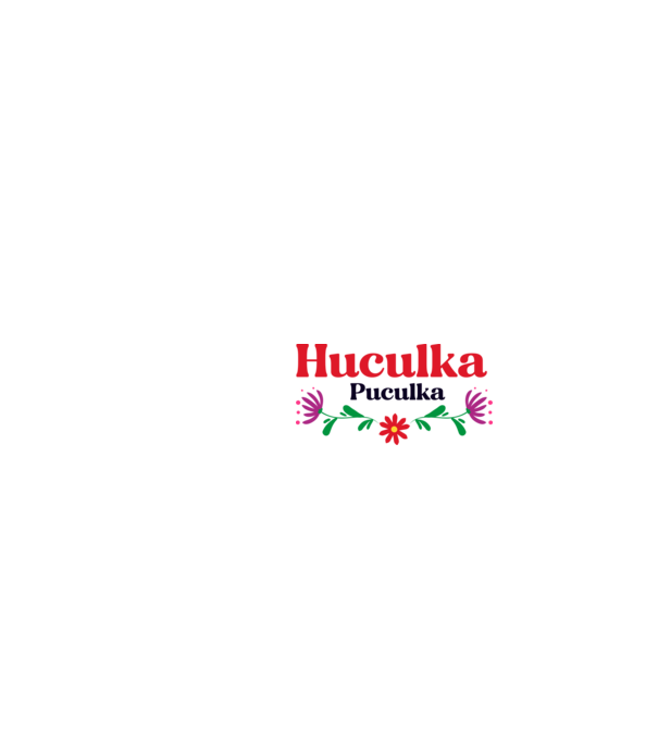 Huculka Puculka model alb pe tricou