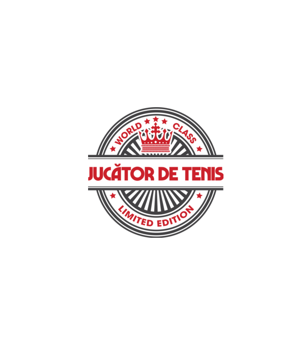 jucător de tenis model alb pe tricou